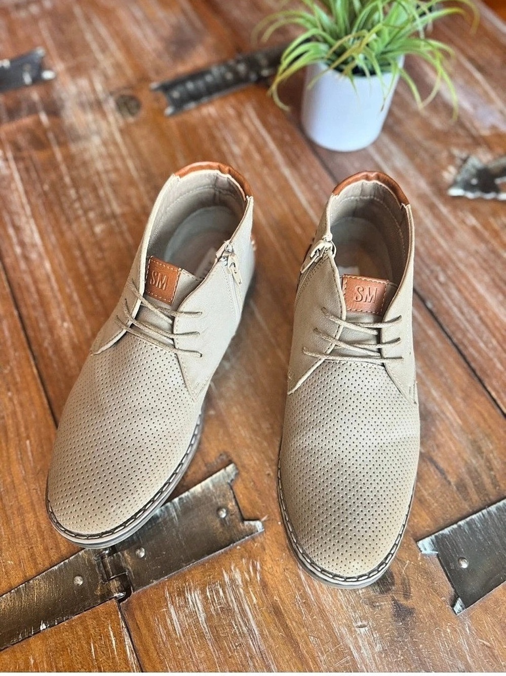 Steve Madden Boys Chukka Boots Gray & Brown US 4 & 5